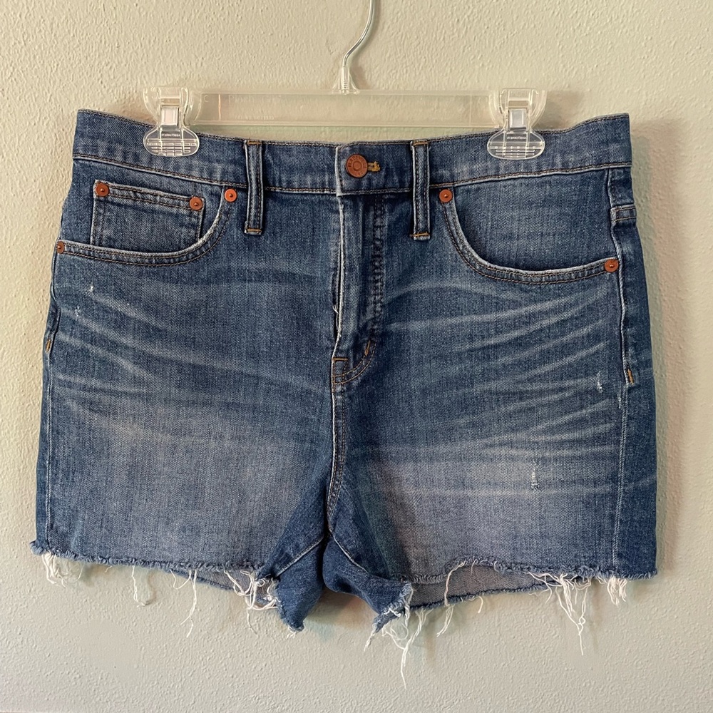 Madewell high rise denim shorts. Size 30